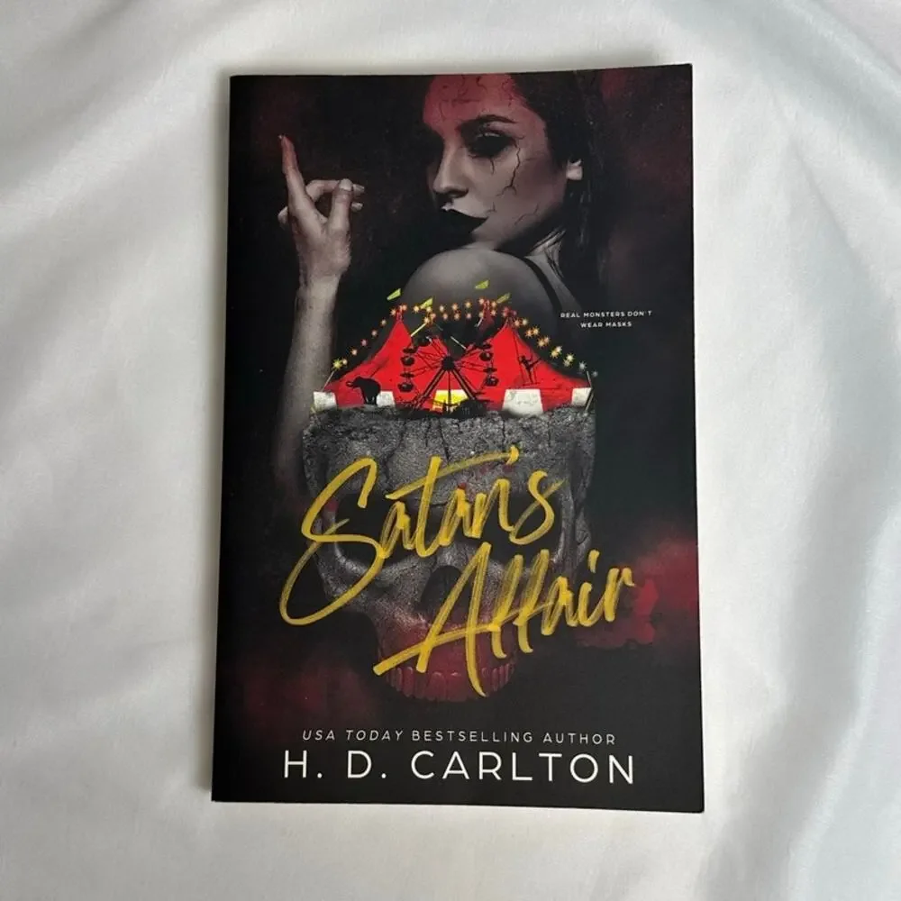 Satan's Affair H.D. Carlton Indie Paperback Dark Romance Cat & Mouse Like New
